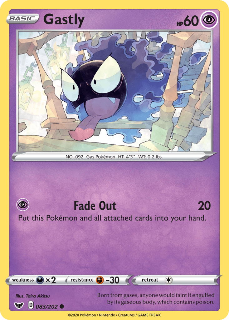 Gastly: Sword & Shield