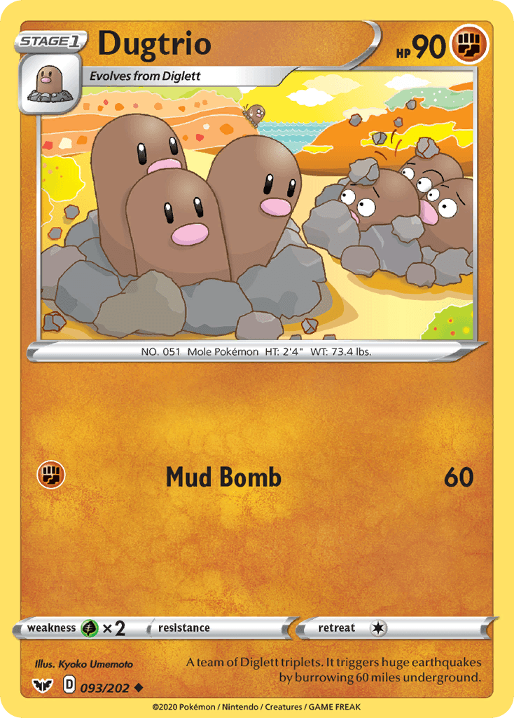 Dugtrio: Sword & Shield
