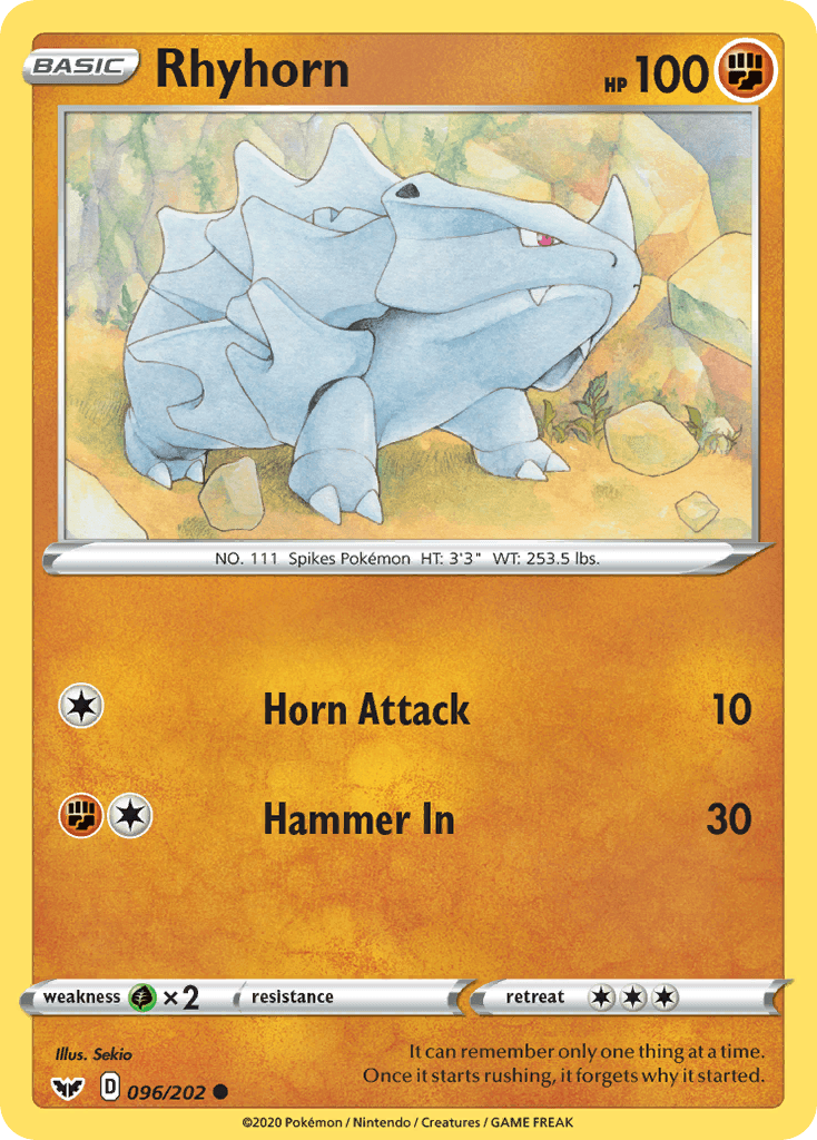 Rhyhorn: Sword & Shield