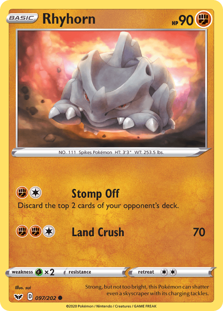 Rhyhorn: Sword & Shield