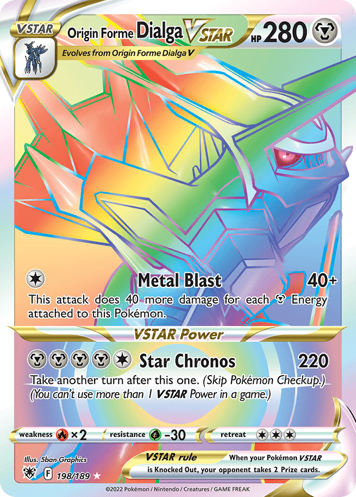 Origin Forme Dialga VSTAR: Astral Radiance