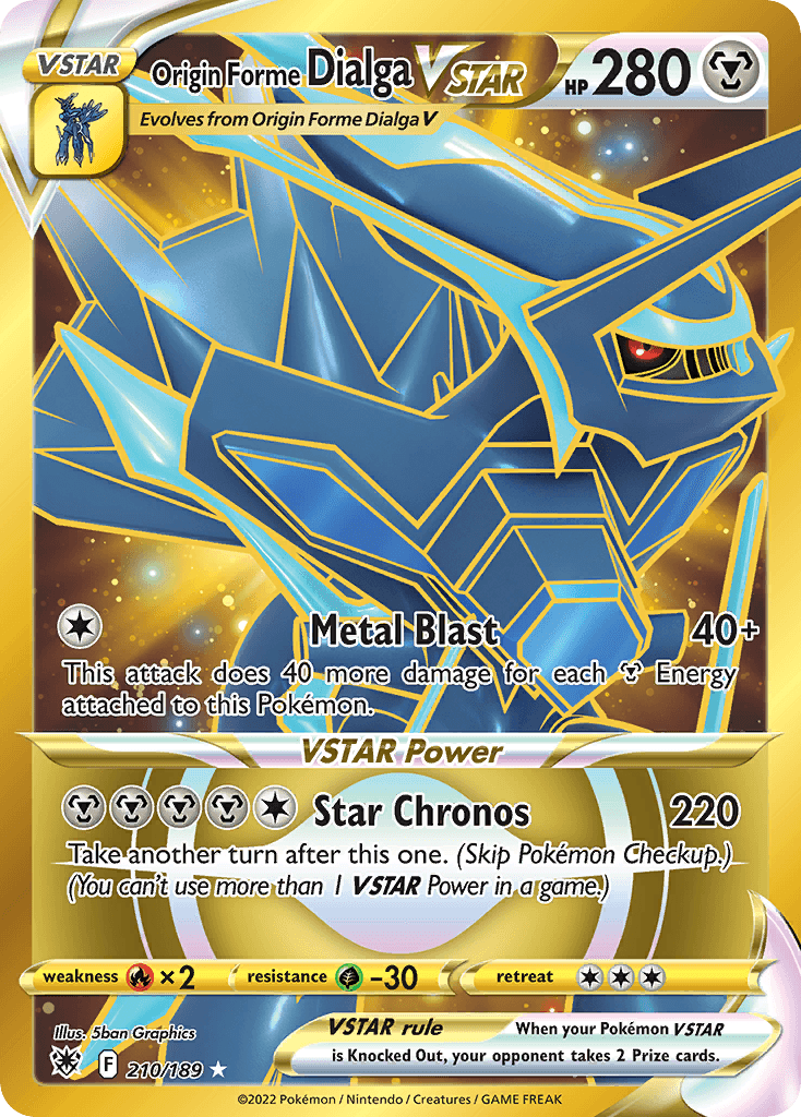 Origin Forme Dialga VSTAR: Astral Radiance