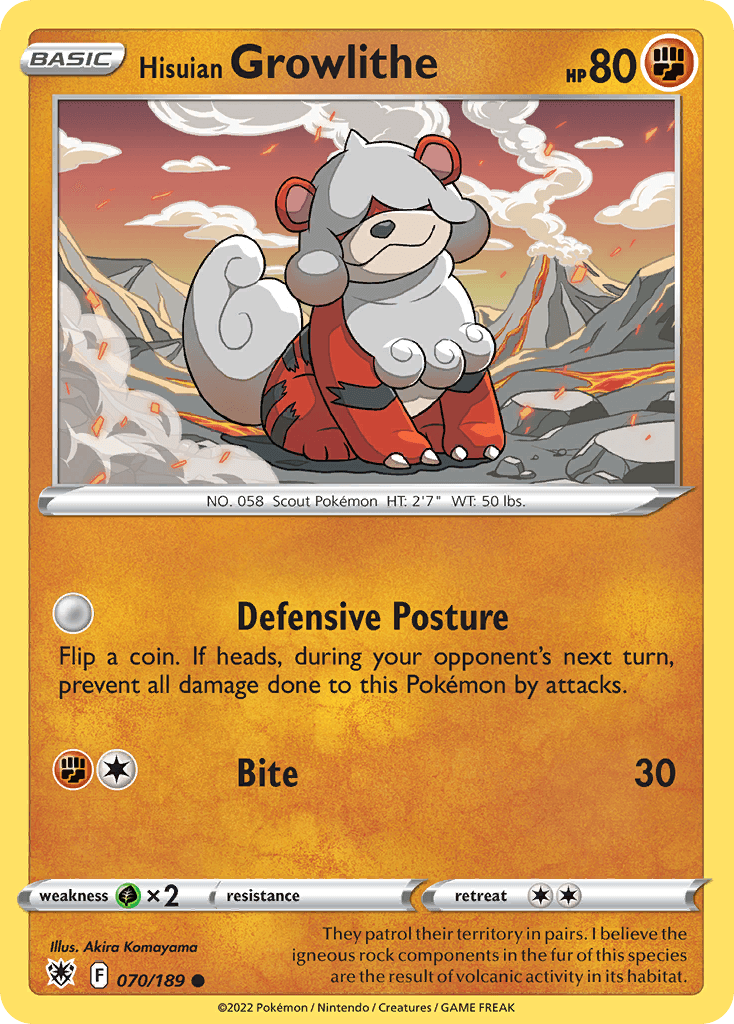 Hisuian Growlithe: Astral Radiance