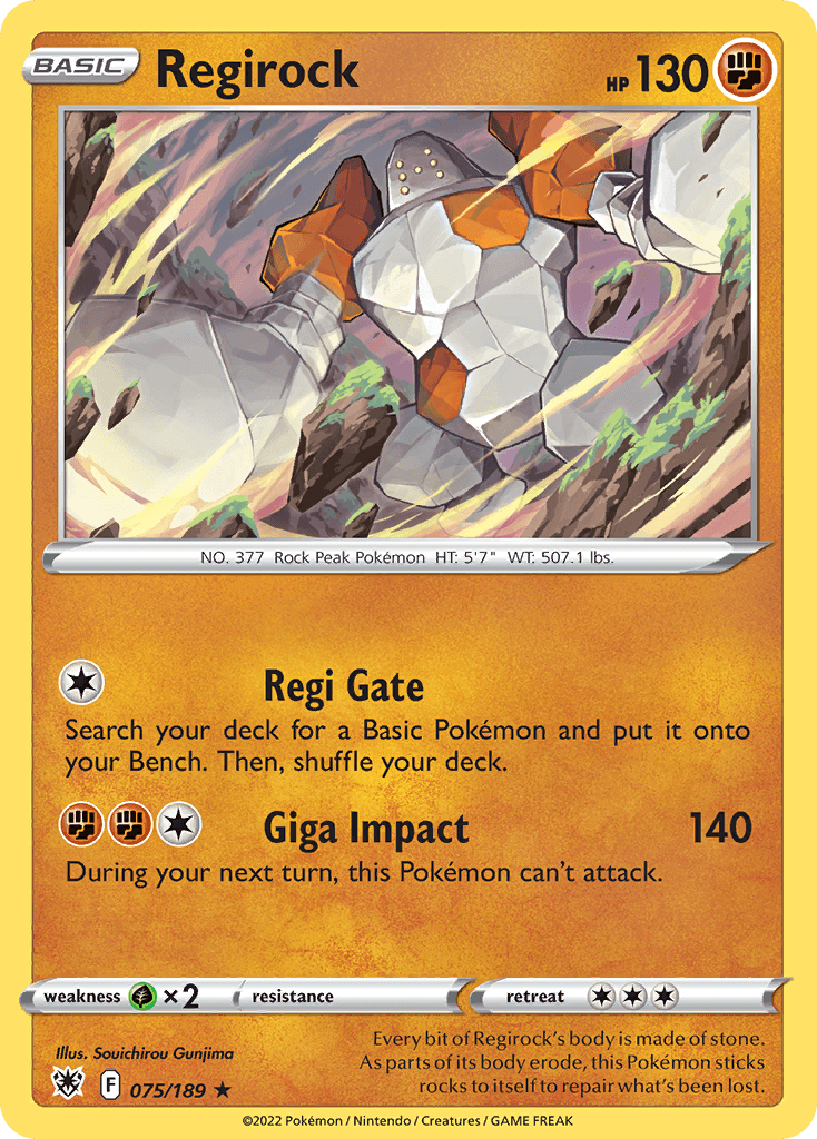 Regirock: Astral Radiance