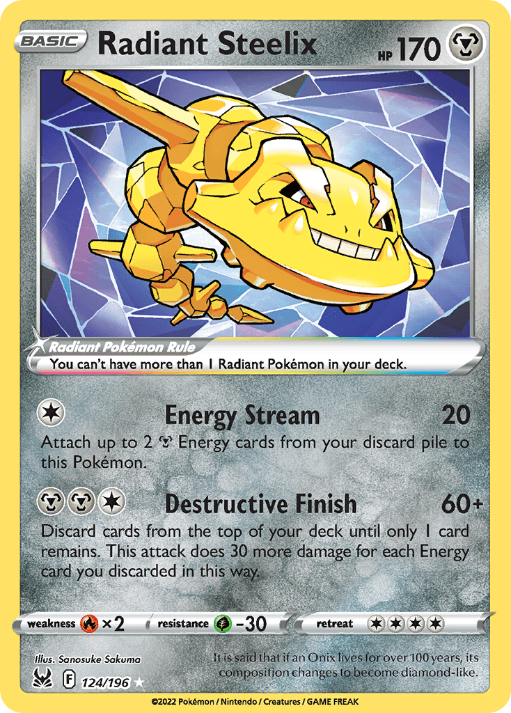 Radiant Steelix: Lost Origin