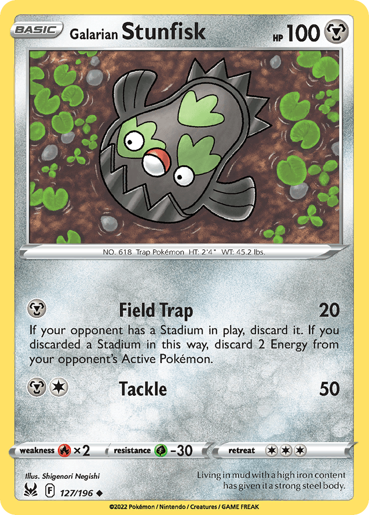 Galarian Stunfisk: Lost Origin