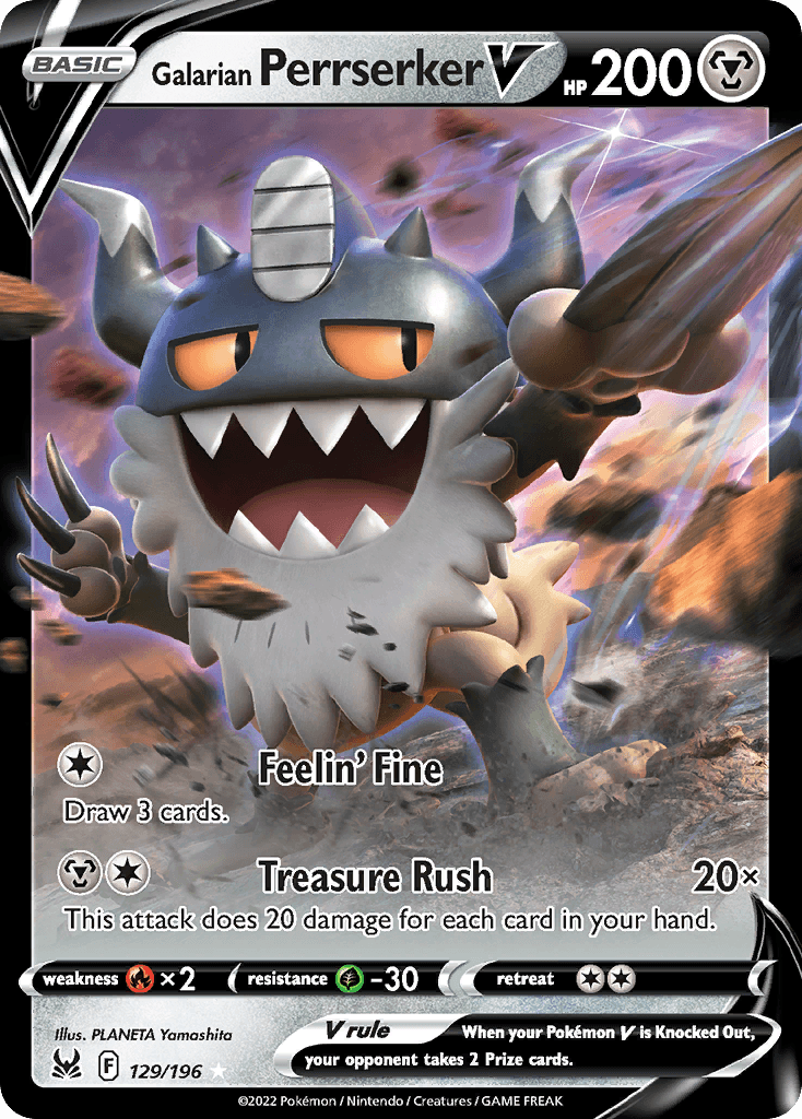 Galarian Perrserker V: Lost Origin