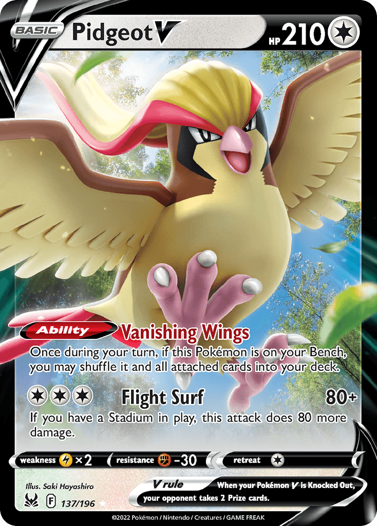 Pidgeot V: Lost Origin