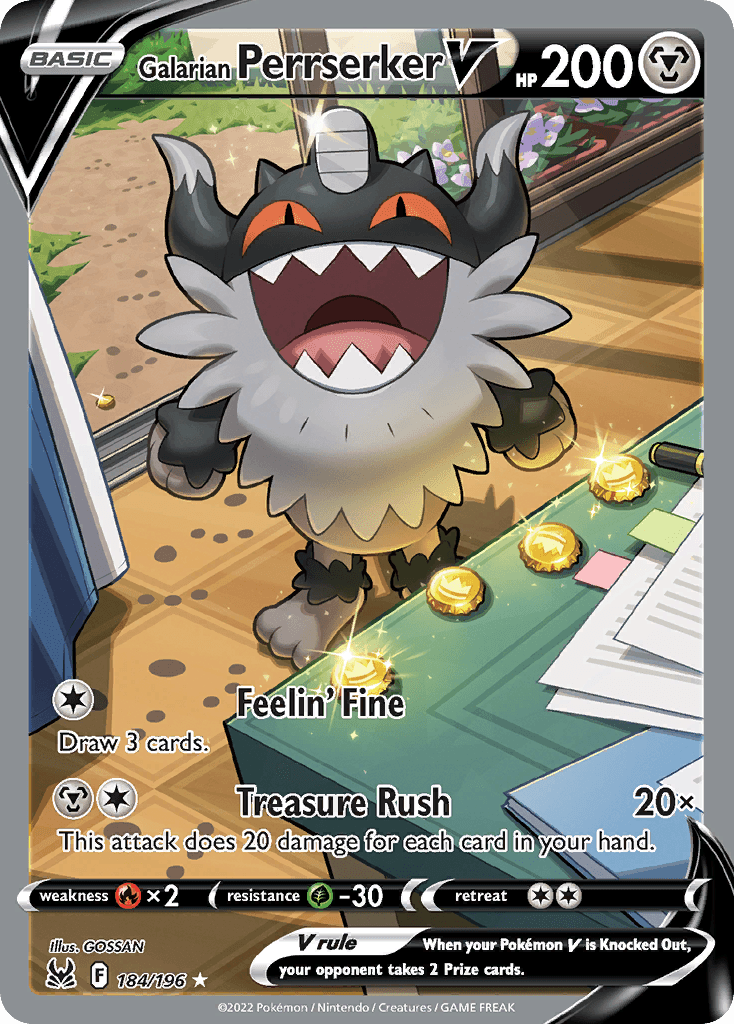 Galarian Perrserker V: Lost Origin