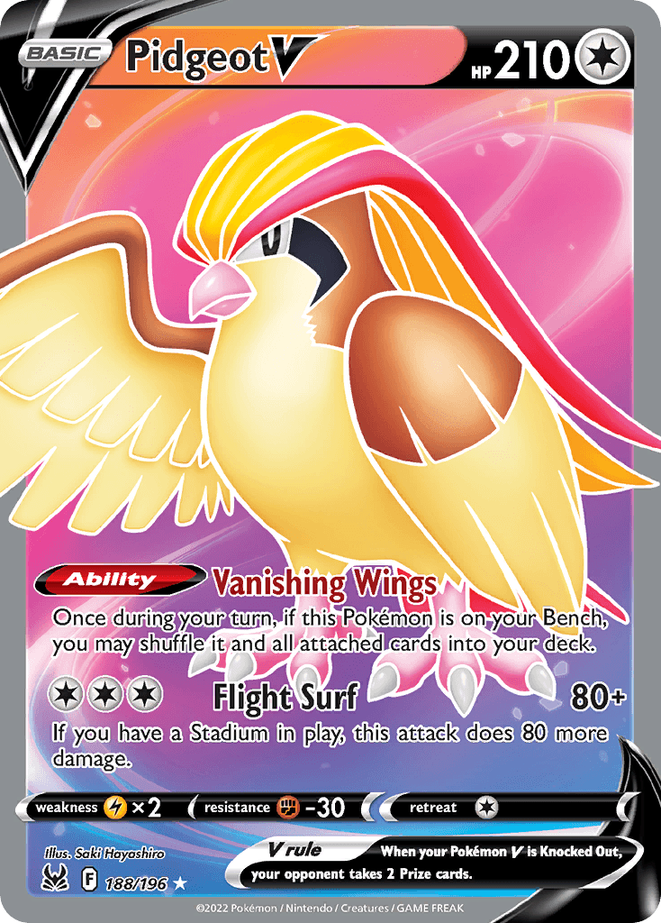 Pidgeot V: Lost Origin