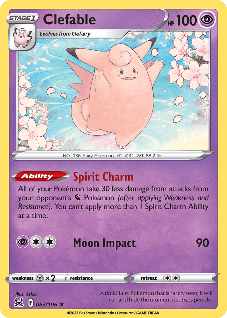 Clefable: Lost Origin