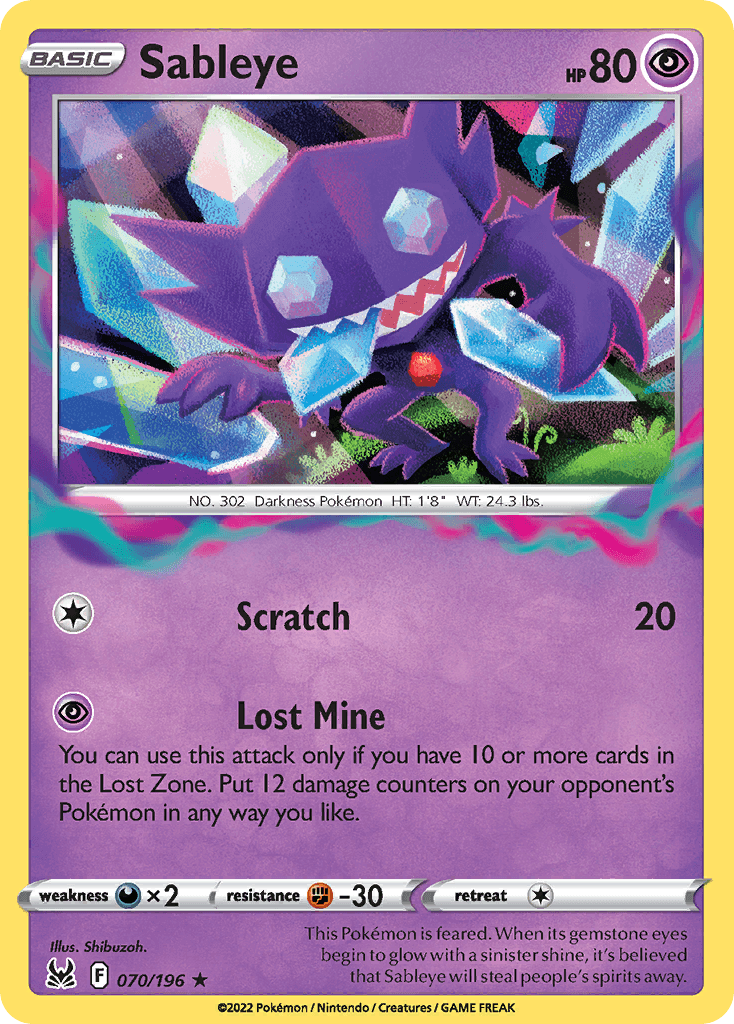 Sableye: Lost Origin