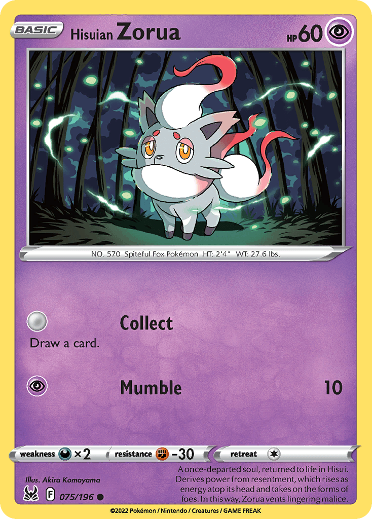 Hisuian Zorua: Lost Origin