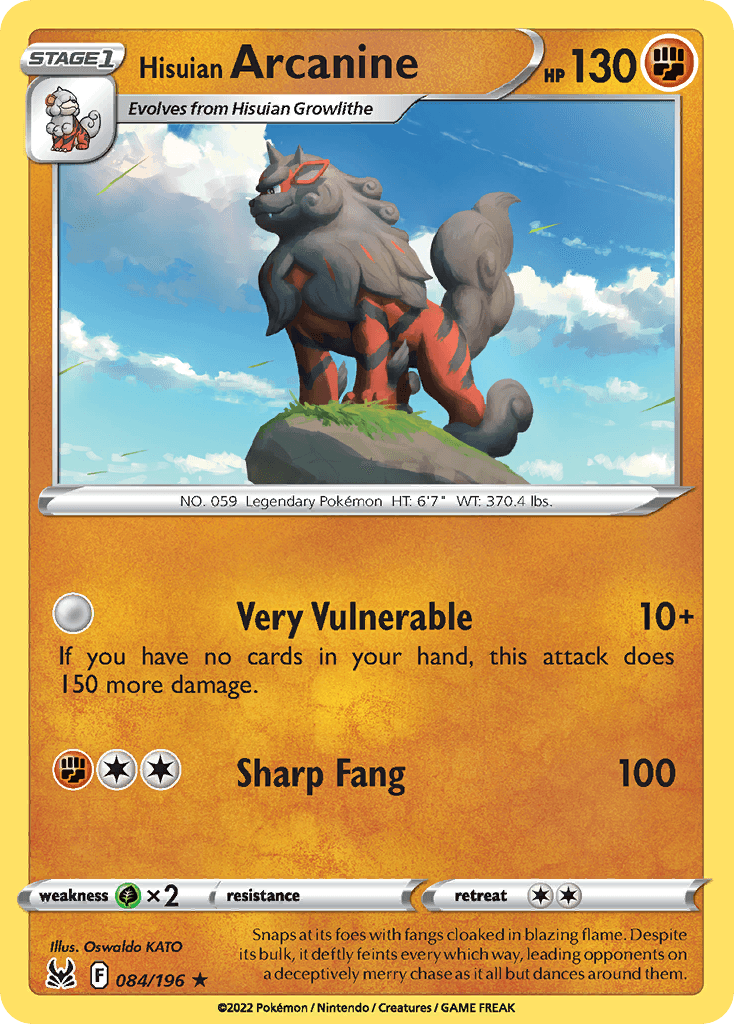 Hisuian Arcanine: Lost Origin