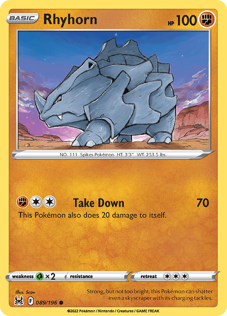 Rhyhorn: Lost Origin