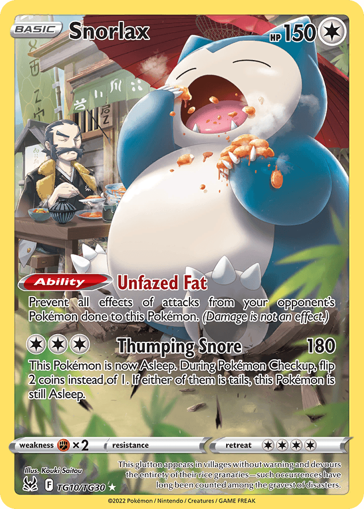 Snorlax: Lost Origin Trainer Gallery