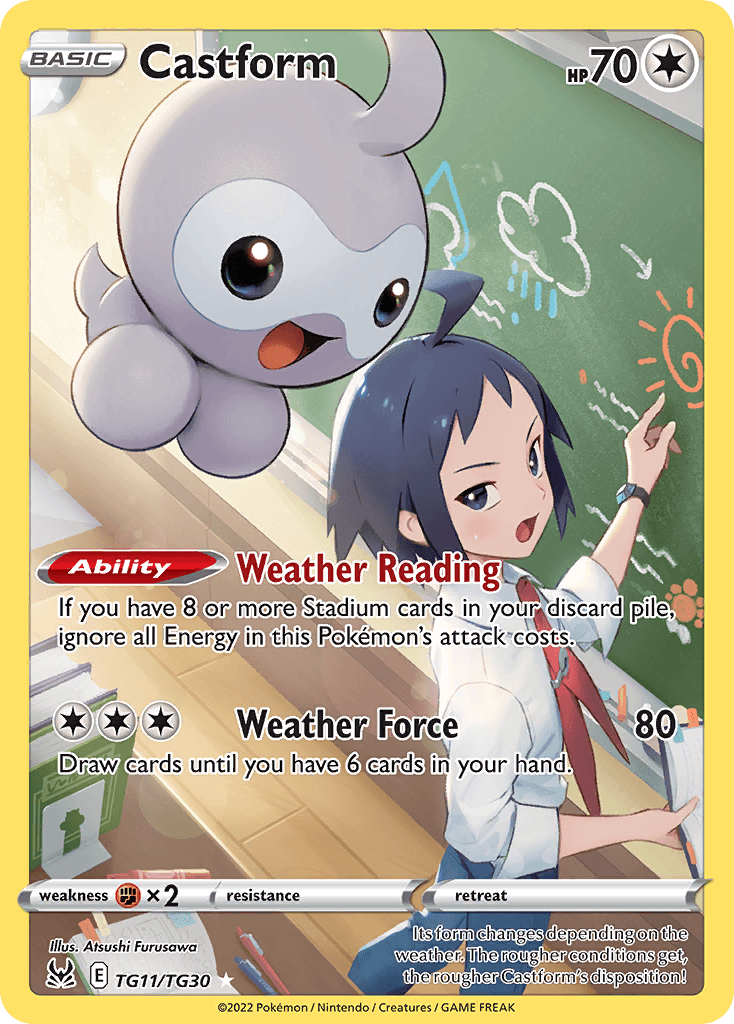 Castform: Lost Origin Trainer Gallery
