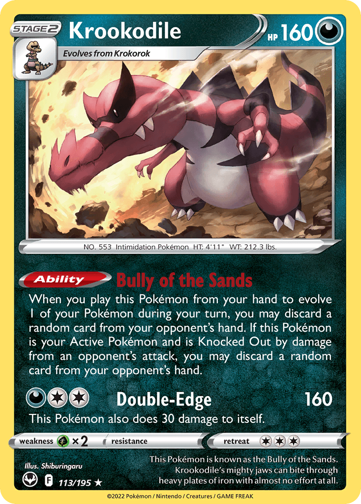 Krookodile: Silver Tempest