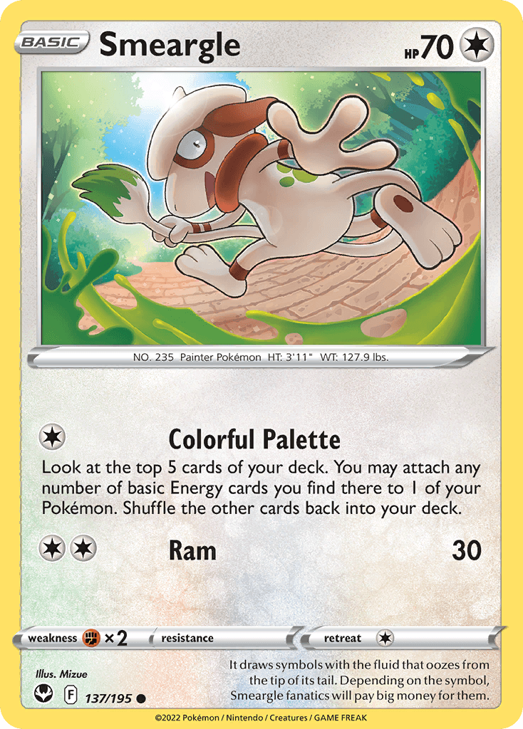Smeargle: Silver Tempest