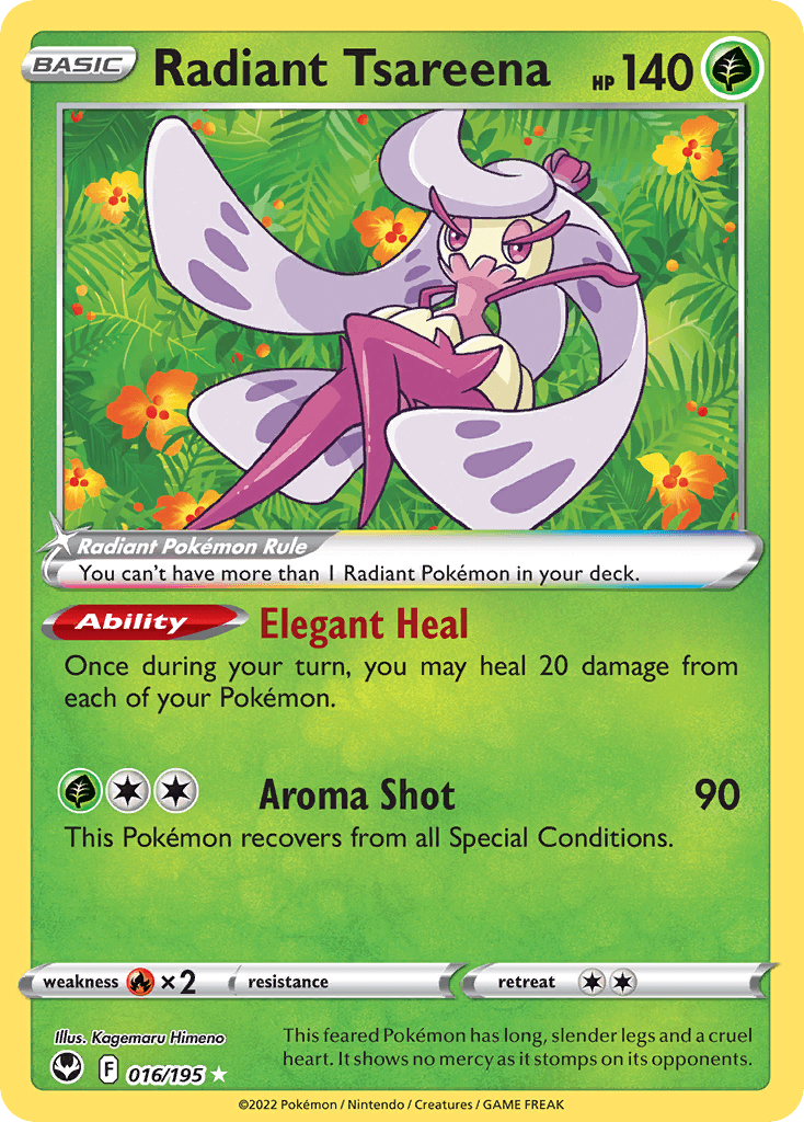 Radiant Tsareena: Silver Tempest