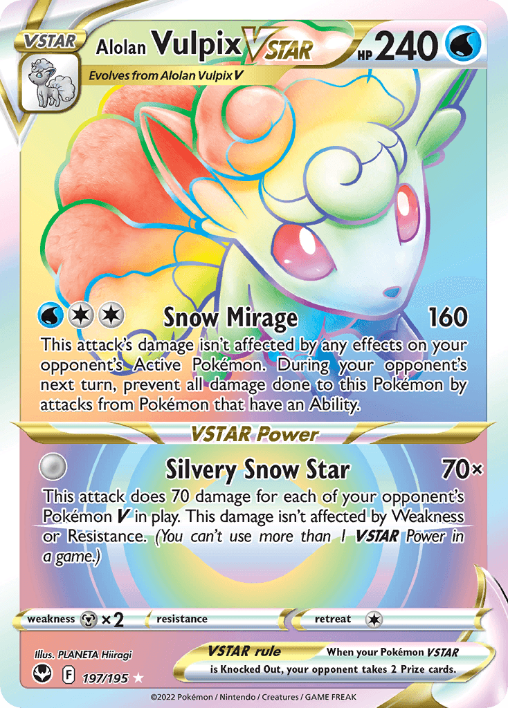 Alolan Vulpix VSTAR: Silver Tempest