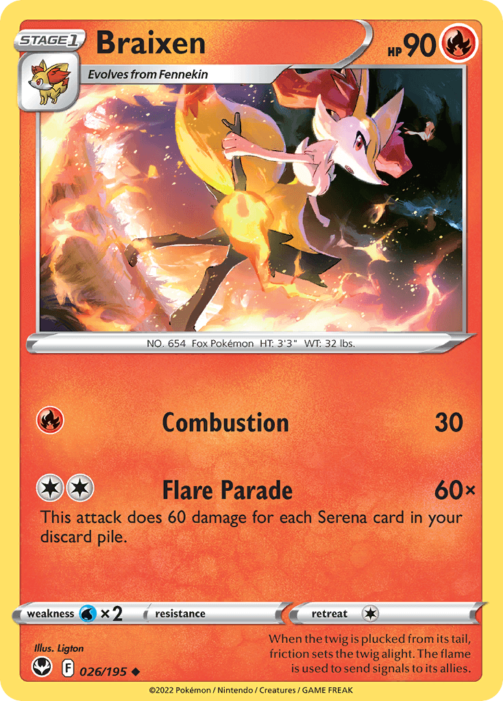 Braixen: Silver Tempest