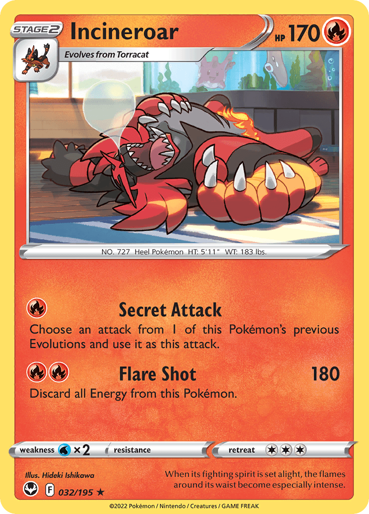 Incineroar: Silver Tempest