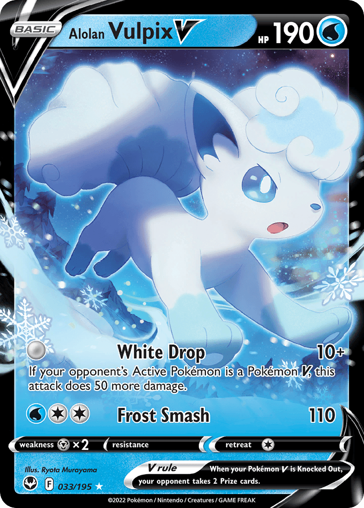 Alolan Vulpix V: Silver Tempest