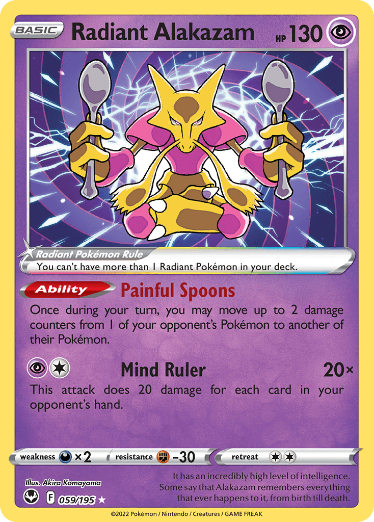 Radiant Alakazam: Silver Tempest