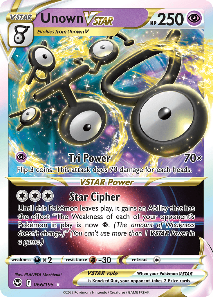 Unown VSTAR: Silver Tempest