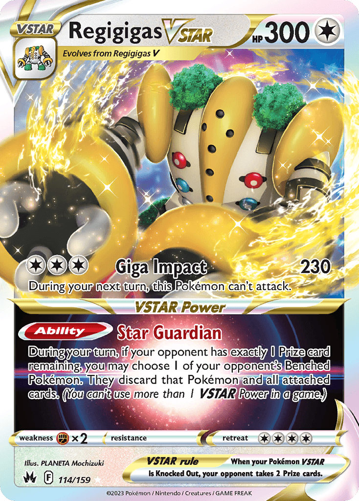 Regigigas VSTAR: Crown Zenith