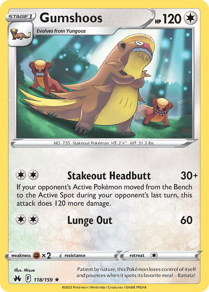 Gumshoos: Crown Zenith