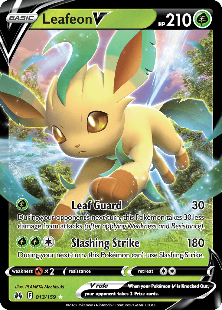 Leafeon V: Crown Zenith