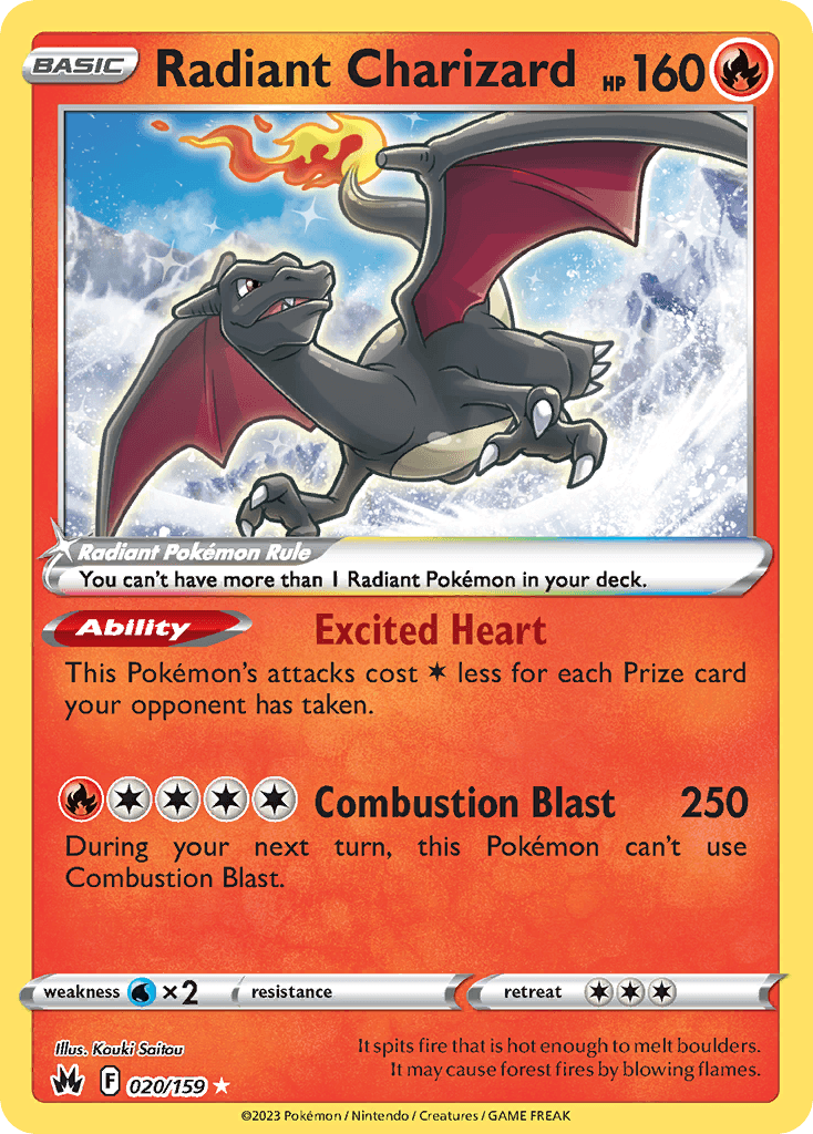 Radiant Charizard: Crown Zenith
