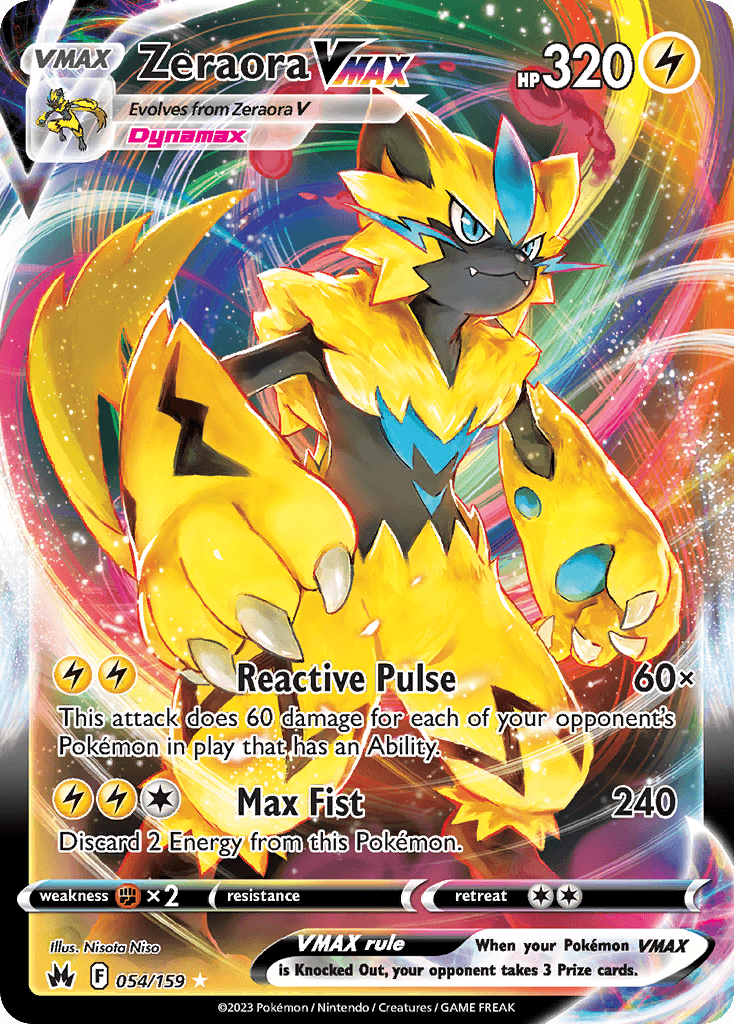 Zeraora VMAX: Crown Zenith