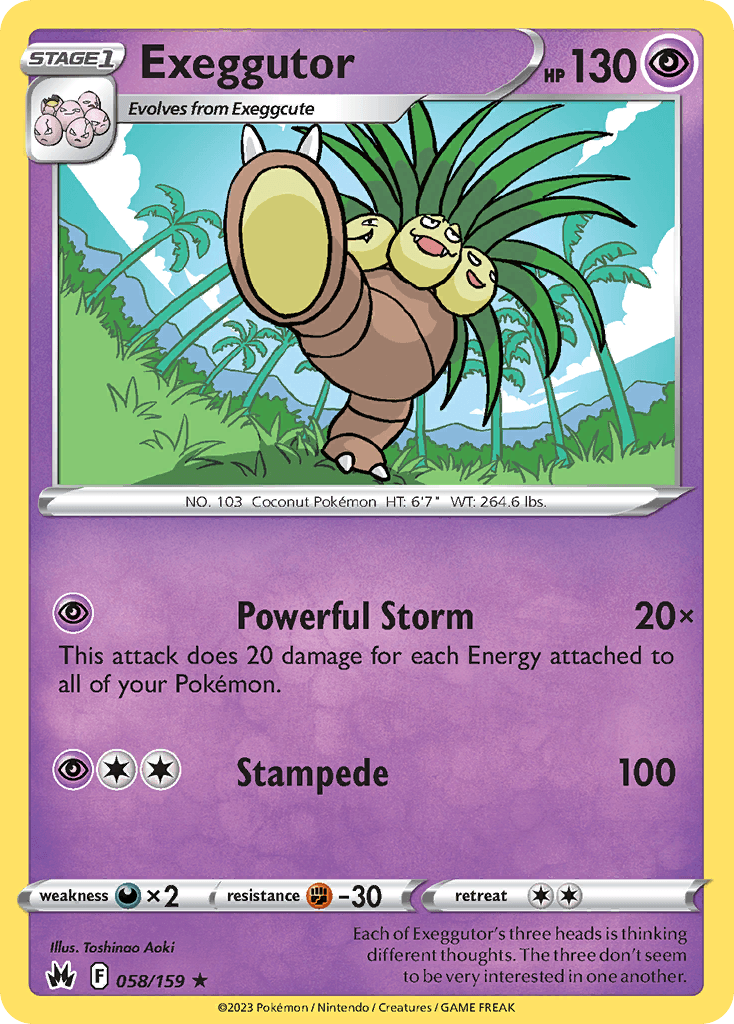 Exeggutor: Crown Zenith