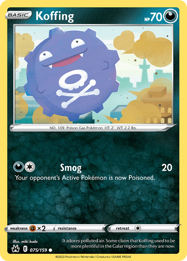Koffing: Crown Zenith