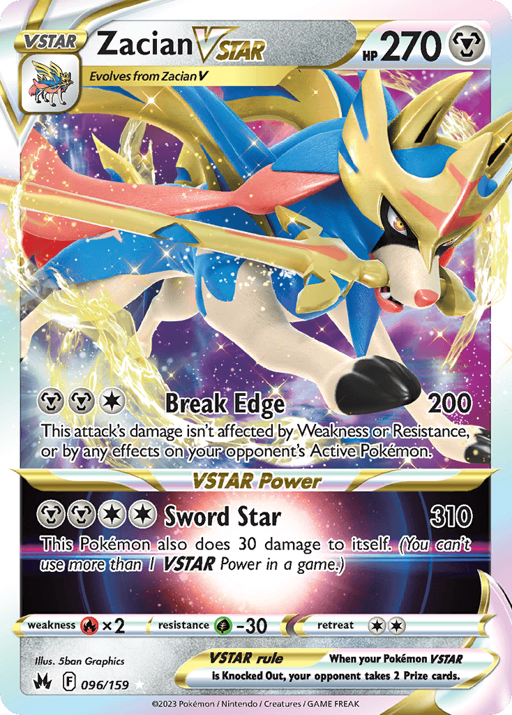 Zacian VSTAR: Crown Zenith