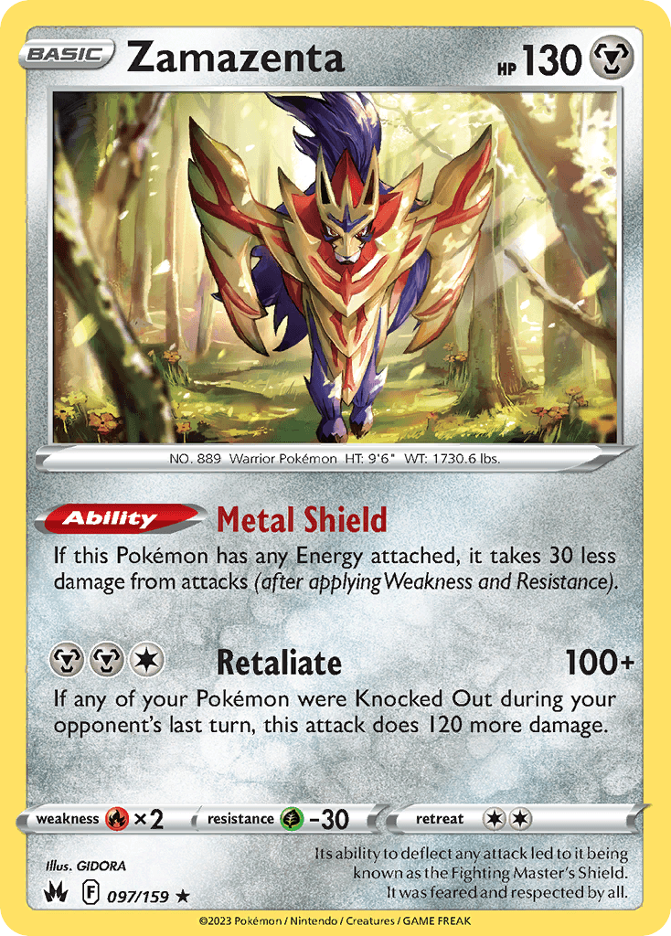 Zamazenta: Crown Zenith