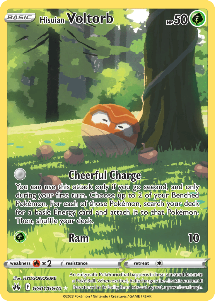 Hisuian Voltorb: Crown Zenith Galarian Gallery