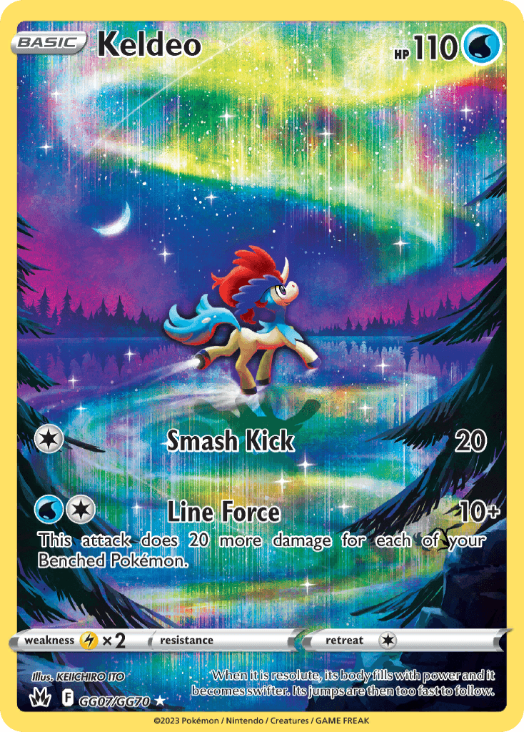 Keldeo: Crown Zenith Galarian Gallery