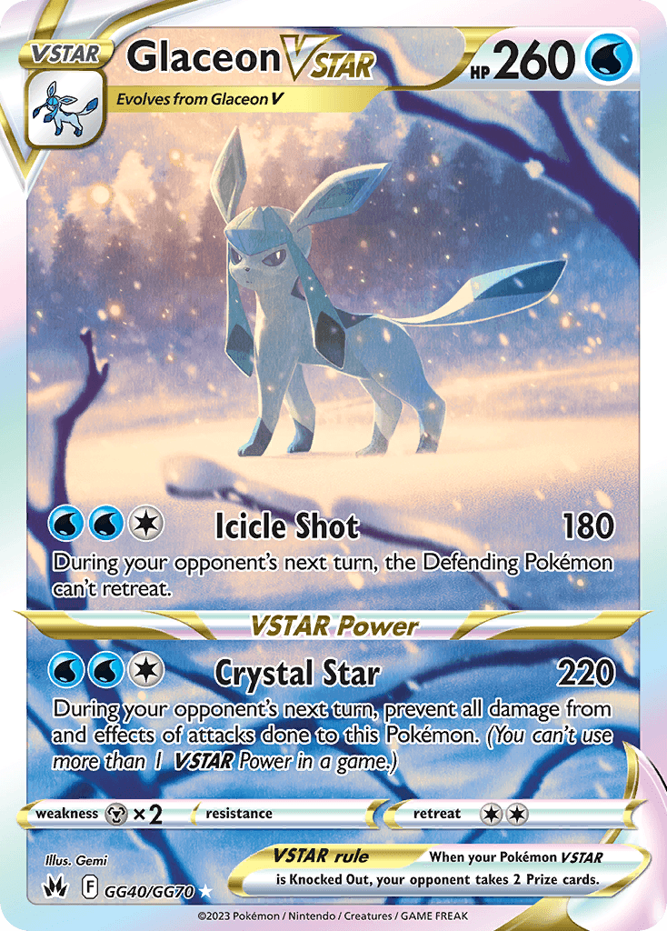 Glaceon VSTAR: Crown Zenith Galarian Gallery