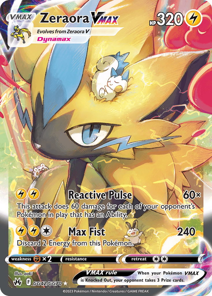Zeraora VMAX: Crown Zenith Galarian Gallery