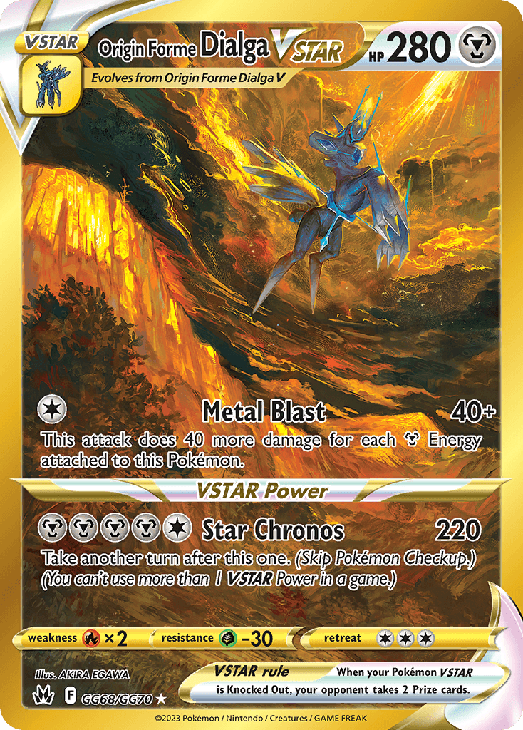 Origin Forme Dialga VSTAR: Crown Zenith Galarian Gallery