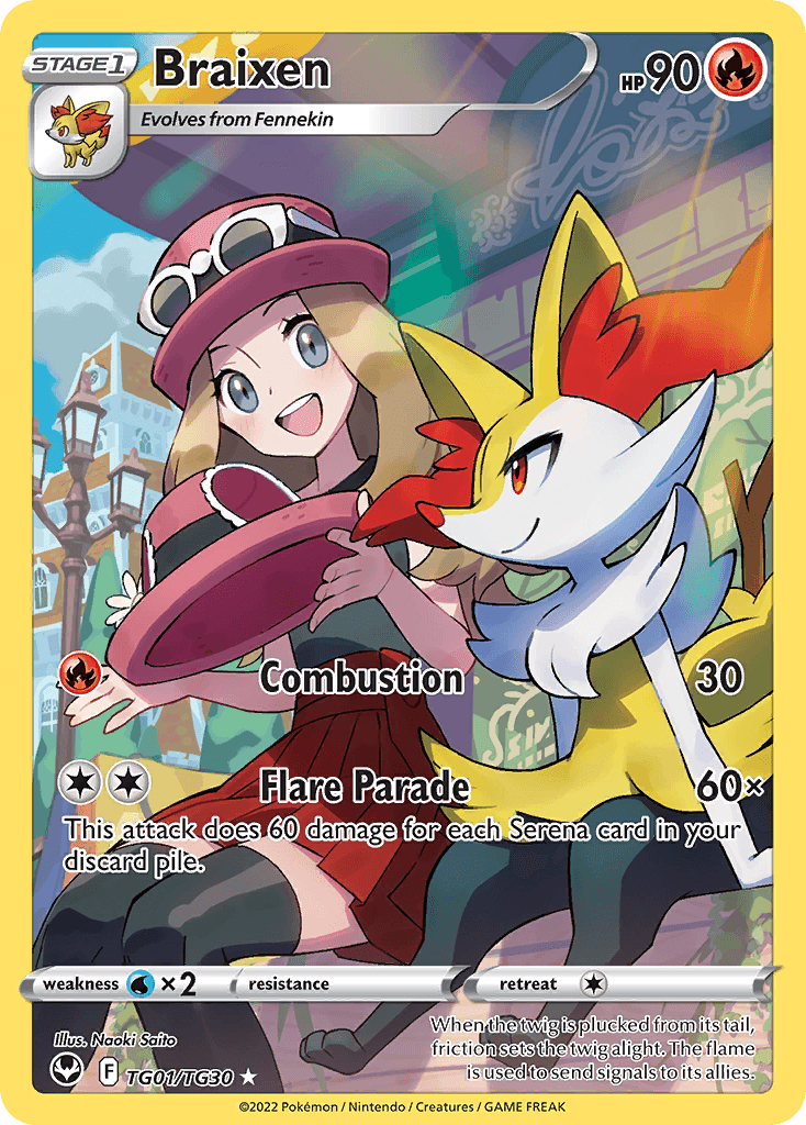 Braixen: Silver Tempest Trainer Gallery