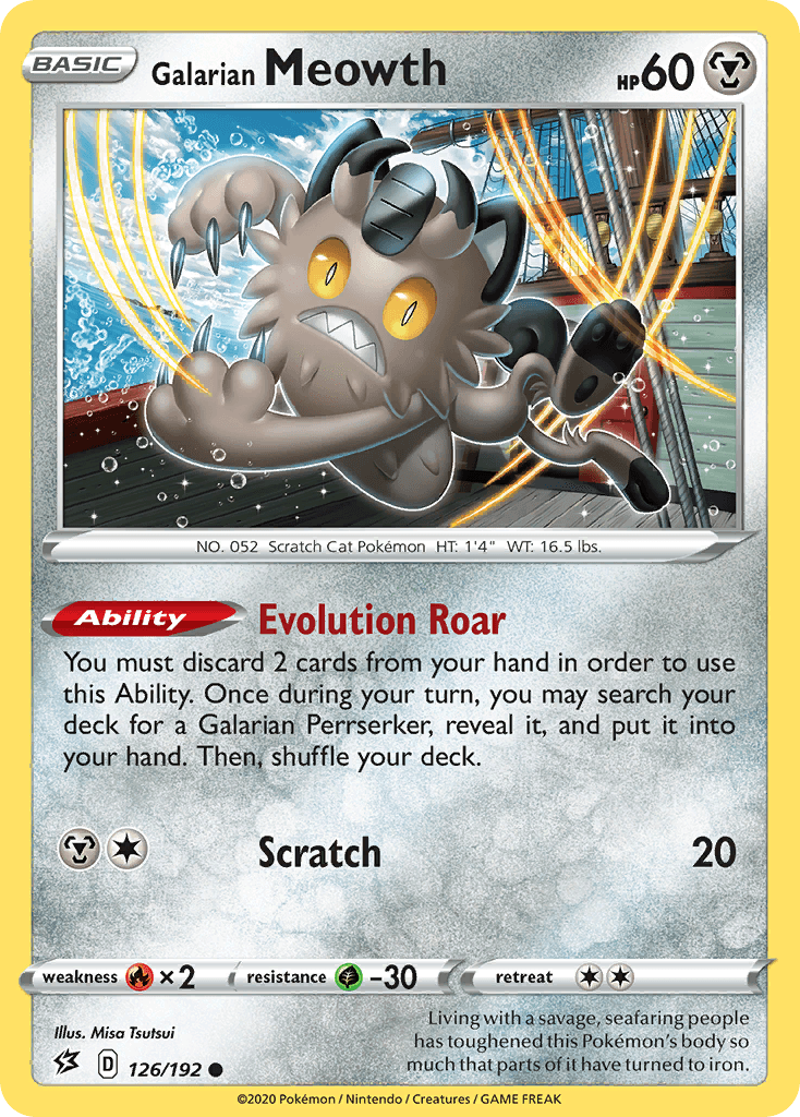 Galarian Meowth: Rebel Clash