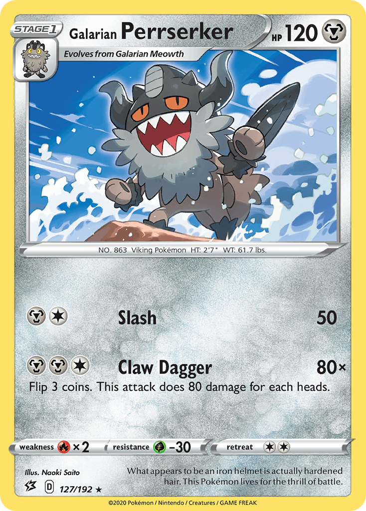 Galarian Perrserker: Rebel Clash
