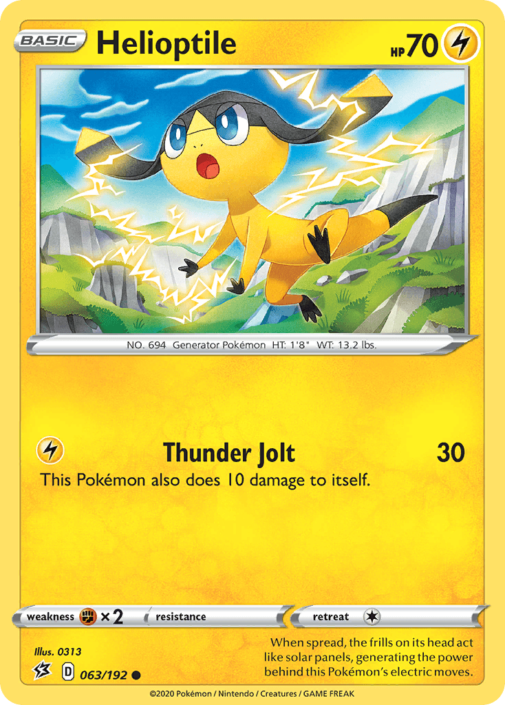 Helioptile: Rebel Clash
