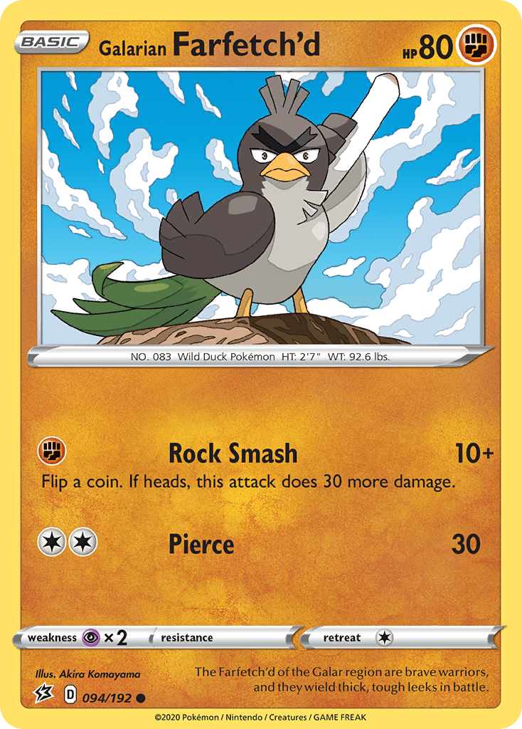 Galarian Farfetch'd: Rebel Clash
