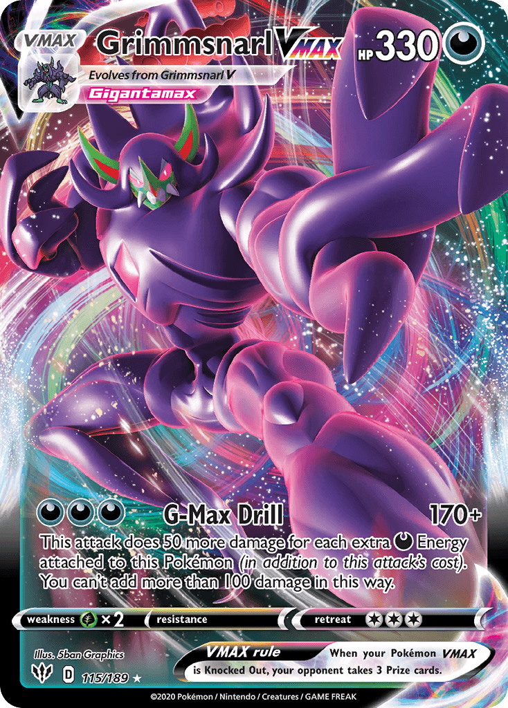 Grimmsnarl VMAX: Darkness Ablaze